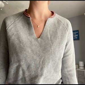 Urban Outfitters Long Sleeve Cropped Sweatshirt